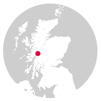 Overview map showing West Highland Line location