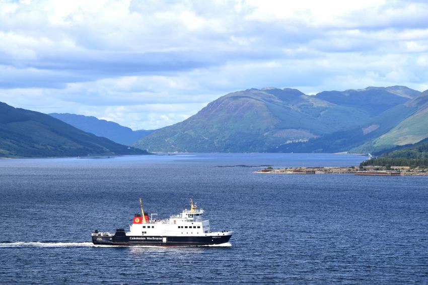 Ferry crossing the Firth of Cylde