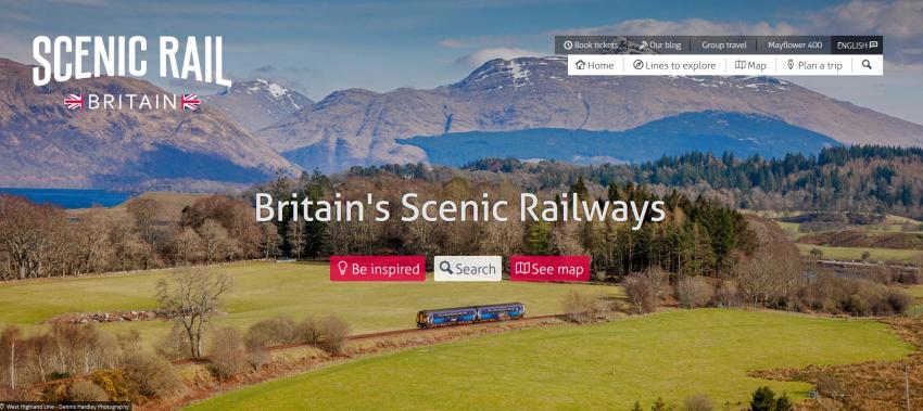 Scenic Rail Britain homepage
