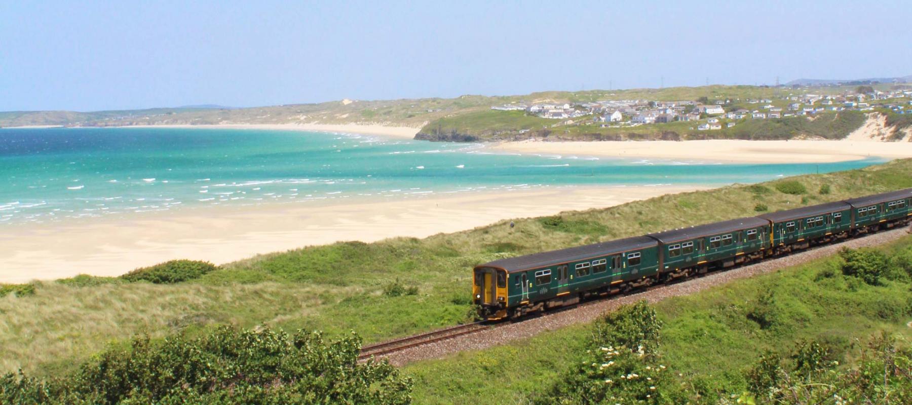 GWR train on the St Ives Bay Line