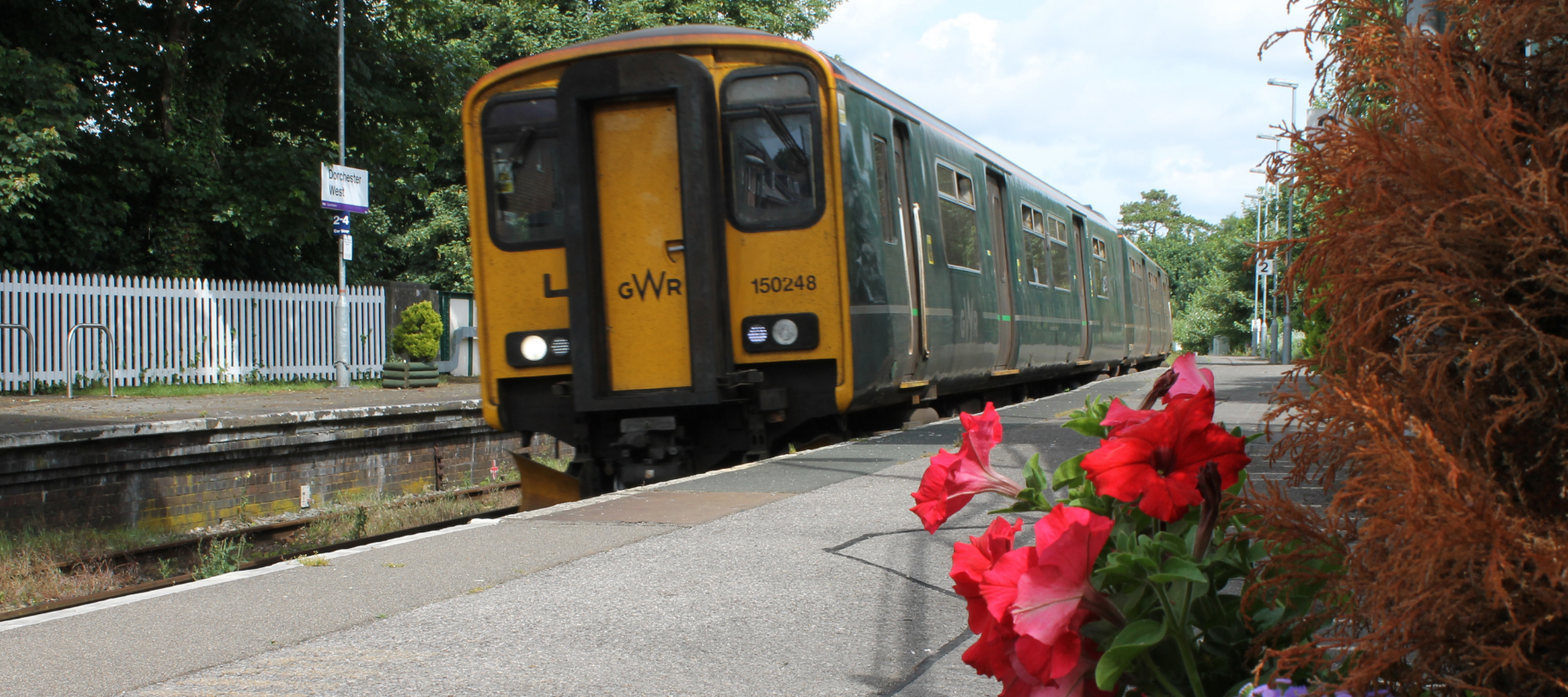 South Wessex train at Dorchester West Station