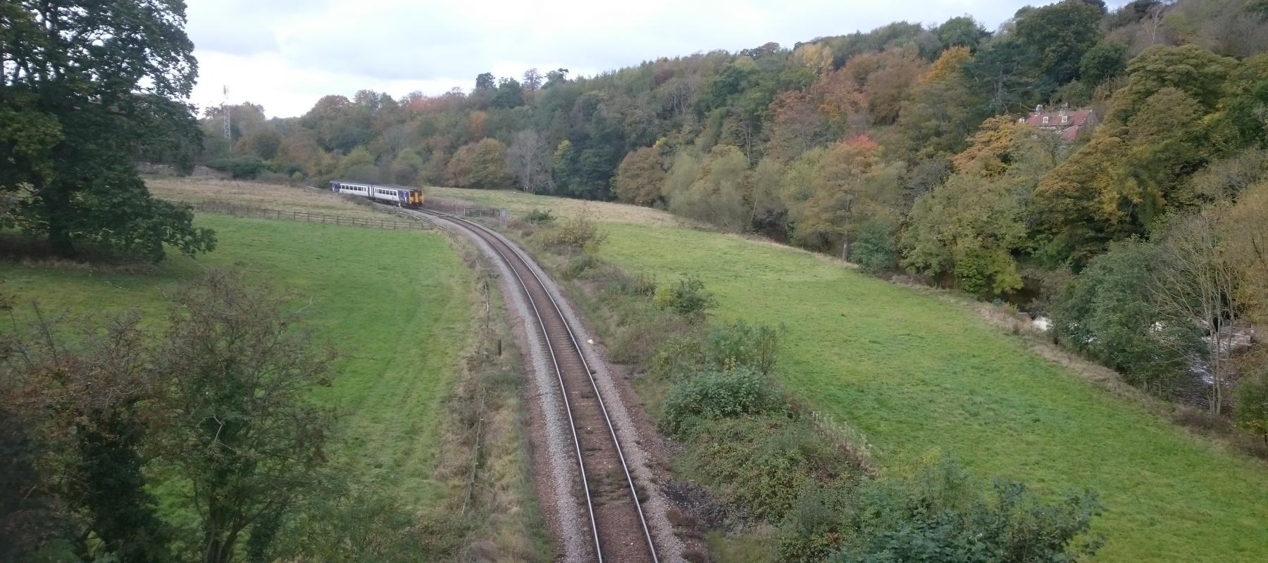 Esk Valley Railway with views of the North York Moors National Park