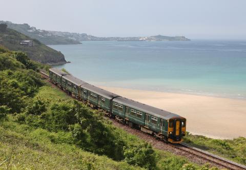 Train on the St Ives Bay Line