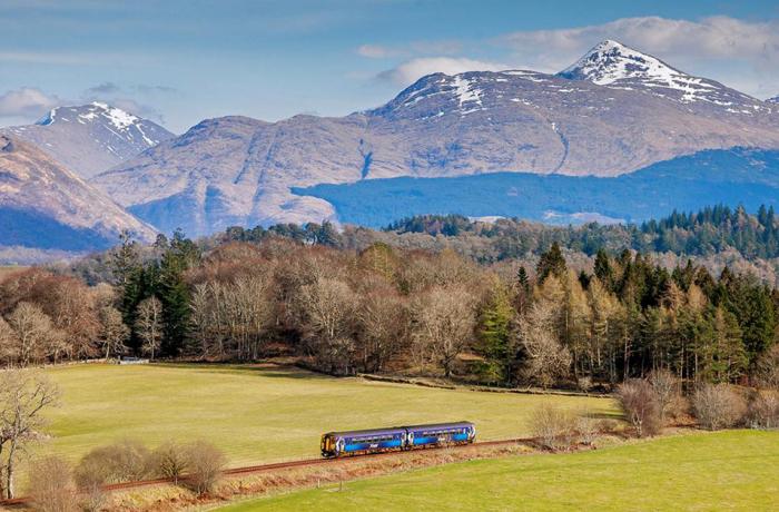 Train on the West Highland Line