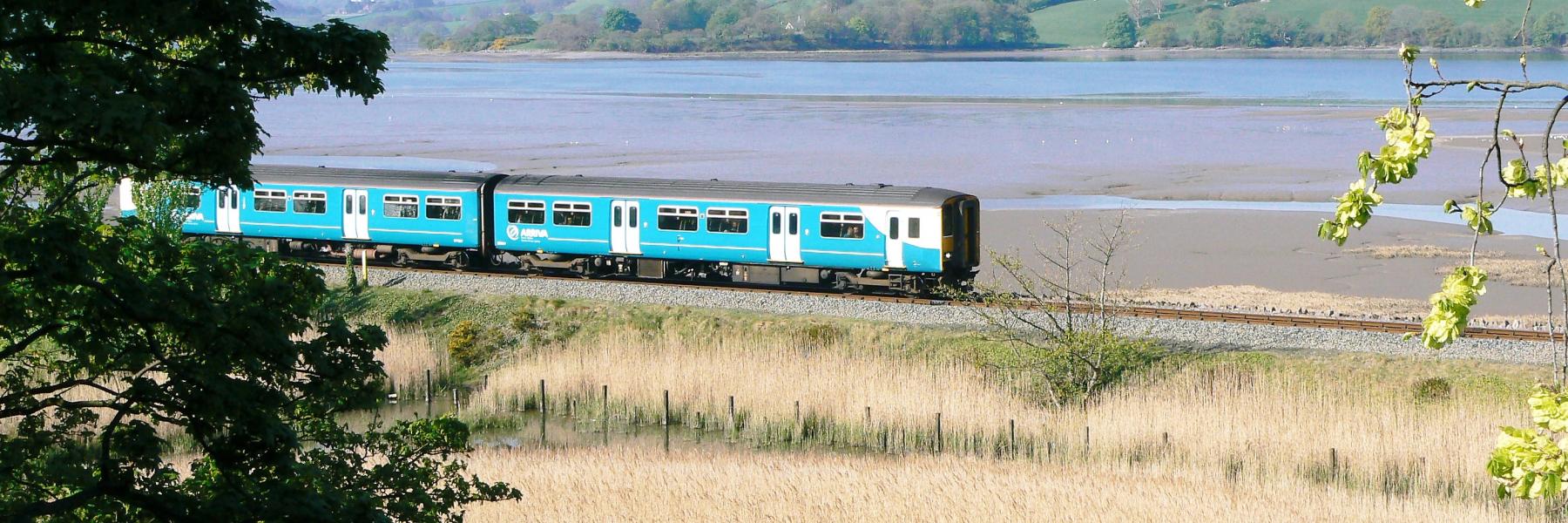 Train on the Conwy Valley Line